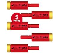 Wiha S5 easyTorque Adaptador eléctrico, rojo/amarillo (29701S5)