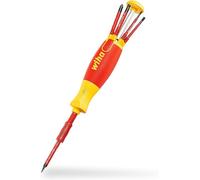 Wiha Juego de destornilladores SB 283109021 – Rojo y negro, Ranurado/PH/SL+PZ en blister