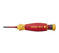 Wiha screwdriver with bit magazine pocketmax® electricmixed with 4 sl
