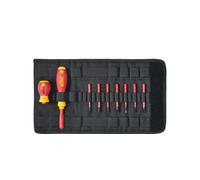 Wiha, Set de destornilladores y brocas slimVario Slot, Pozidriv, PlusMinus / Pozidriv, bolsa con 9 piezas
