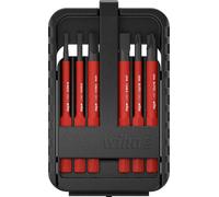 Wiha slimBit, juego de 6 piezas, destornilladores, tipo Phillips, con ranura, PH 0, PH 1, PZ 0, PZ 1, 2,2 mm, 2,5 mm, según la norma IEC 60900