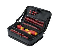 Wiha slimVario Eléctrico Herramienta Set, 32 Piezas (Incluye Funda ) WHA43465