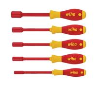 Wiha Softfinish Eléctrico Hex Tuerca Conductor Set, 6 Piezas WHA29466