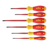 Wiha Softfinish Eléctrico Slimfix Juego Sl / Pz Screwdriver Set,6 Pieza WHA36455