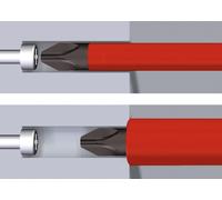 Wiha SoftFinish®, punta delgada para destornillador eléctrico, hexagonal (2831-18), 3 mm, 75 mm, 6,0 mm
