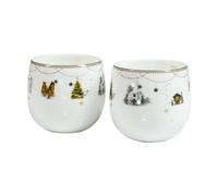 Wik & Walsøe Portavelas Julemorgen Story 2-pack Blanco