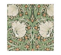 William Morris At Home Pimpernel Green Papel pintado no tejido, 10 m x 52 cm, fácil de colocar y quitar, 1005 x 52 cm