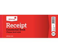William Sinclair Receipt Book - Paquete de 36 recibos, rojo