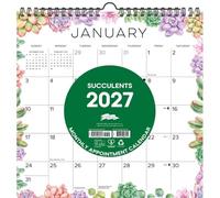 Willow Creek Press, Calendario de pared 2027 con diseño de espiral