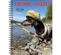 Willow Creek Press, Crusoe The Celebrity Dachshund 2027 - Planificador de compromiso de 6.5 x 8.5 pulgadas