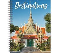Willow Creek Press, Destinations - Planificador de compromiso 2027 de 16,5 x 21,6 cm
