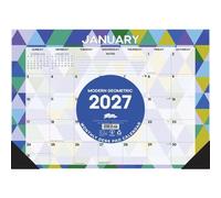 Willow Creek Press, Mod Geometric 17x12 2027 - Almohadilla de escritorio