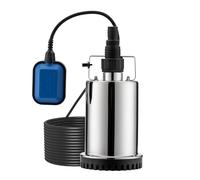 Wiltec Bomba sumergible aguas sucias 7500l/h, altura extracción máx. 6,5m, 400W, cuerpos hasta 5mm