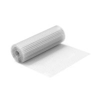 Wiltec Malla de Alambre Cuadrada 25x25mm, Rollo 5m, Altura 100cm, Acero galvanizado, Cierres, gallineros
