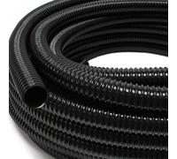 Wiltec. Manguera flexible de succión de 50 metros, manguera espiral de 32 mm (1 1/4"), color , con espiral de refuerzo, para riego, agua, estanques
