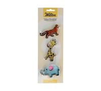 Wilton 02-0-0658 Cortador de galletas, acero inoxidable, jirafa, tigre, elefante