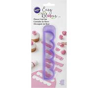 Wilton 191007364 Easy Blooms Flower Cut-Outs, plástico, morado
