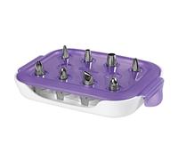 Wilton 2104-1369 Set Iniciación Boquillas, Acero Inoxidable, Multicolor, 17.145 x 15.875 x 5.08 cm, 9 Unidades