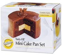 Wilton 2105-155 - Set de moldes para Mini-bizcochos Rellenos, 2 Piezas