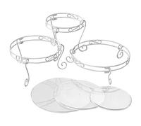 Wilton 307-352 - Set de Soportes para Tartas y Dulces, 3 Unidades