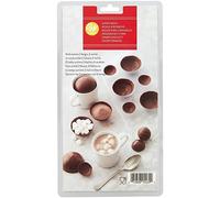 Wilton 3D Candy Mould, Molde, Ball | Molde para Bolas de Chocolate y Caramelos, 2 Tamaños Diferentes y 6 Cavidades, Reutilizable