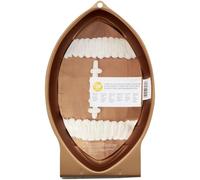 Wilton American Football Cake Pan Molde para Tartas, 30 x 20 x 8 cm | Molde de Aluminio para Tarta de Fútbol Americano, Cumpleaños y Fiestas Temáticas, Distribución Uniforme del Calor