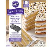 Wilton Bakvormen Easy Layers Rond - Juego de 4 capas (20 cm)