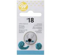 Wilton Boquilla Decoración, Acero Inoxidable, Metal, 2.7178x3.81x7.51cm