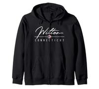 Wilton Connecticut (Connecticut) Sudadera con Capucha
