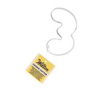 Wilton Cortador de galletas número 3: cortador de galletas de acero inoxidable, juego de cortadores de galletas, galletas, cortadores de galletas con números y letras - 8,8 cm