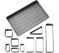 Wilton Countless Celebrations - Juego de moldes para tartas con números y letras, antiadherente, 36,8 x 22,8 cm