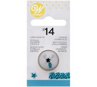 Wilton Numero14 Boquilla Decoración, Acero Inoxidable, Metal, 3.2x3.81x7.52cm