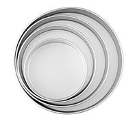 Wilton Performance - Set de moldes Redondos Profundos, 4 Unidades