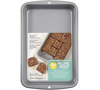 Wilton Recipe Right Cookie Brownie Pan Molde para Hornear, 27,5 x 17,5 cm | Molde Rectangular para Brownies, Molde para Brownies Rectangulares Perfectos, Barras de Galleta o Pasteles de Bandeja