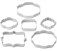Wilton Recortes de Placas de Fondant y Pasta de Goma, 6 Piezas