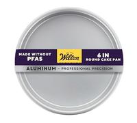 Wilton Sartén redonda de aluminio de 6 x 2 pulgadas