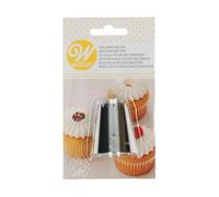 Wilton St Honore - Boquilla para mangas pasteleras de Sultan RVS - Herramientas de decoración de tartas, accesorios de repostería, pasteles, magdalenas, churros, reutilizables, aptas para lavavajillas