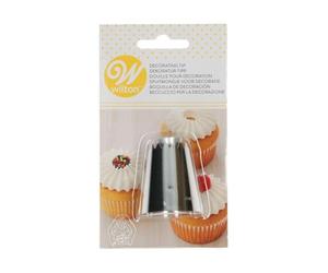 Wilton St Honore - Boquilla para mangas pasteleras de Sultan RVS - Herramientas de decoración de tartas, accesorios de repostería, pasteles, magdalenas, churros, reutilizables, aptas para lavavajillas