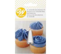 Wilton St Honore RVS - Boquilla pastelera para manga pastelera, herramientas de decoración para tartas, accesorios de repostería, pasteles, magdalenas, churros, reutilizables, aptas para lavavajillas