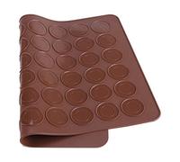 Wincal Alfombrillas de silicona para hornear Macarrón, bandeja para hornear Mat-48 cavidad Molde de silicona Mat Macarons Pastry DIY Macaron Molde Bandeja para hornear Herramienta de decoración