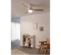WIND CALM LINE - Ventilador De Techo 40W Silencioso Ø132 Cm 100% Madera Mando A Distancia