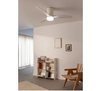 WIND CALM LINE - Ventilador De Techo 40W Silencioso Ø132 Cm 100% Madera Mando A Distancia