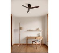 WIND CALM NATURAL WOOD - Ventilador De Techo 40W Silencioso 100% Madera Sin Luz