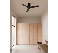 WIND CALM NATURAL WOOD - Ventilador De Techo 40W Silencioso 100% Madera Sin Luz