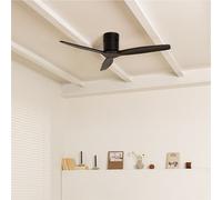 WIND CALM NATURAL WOOD - Ventilador De Techo 40W Silencioso 100% Madera Sin Luz