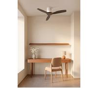 WIND CALM NATURAL WOOD - Ventilador De Techo 40W Silencioso 100% Madera Sin Luz