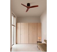 WIND CALM NATURAL WOOD - Ventilador De Techo 40W Silencioso 100% Madera Sin Luz