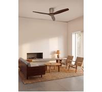 WIND CALM NATURAL WOOD - Ventilador De Techo 40W Silencioso 100% Madera Sin Luz