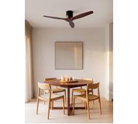WIND CALM NATURAL WOOD - Ventilador De Techo 40W Silencioso 100% Madera Sin Luz