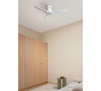 WIND CALM NATURAL WOOD - Ventilador De Techo 40W Silencioso 100% Madera Sin Luz